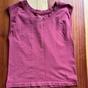 Red Stretch Tank - Free People